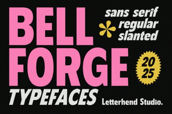 Bellforge: A Bold Sans Serif Typeface for Small Business Branding
