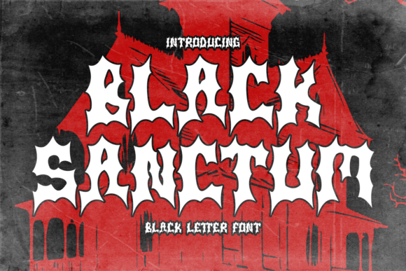 Black Sanctum: A Bold Blackletter Font for Impactful Web Headlines