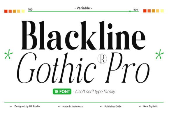 Blackline Gothic: A Serif Font That Makes Your Campaign Stand Out