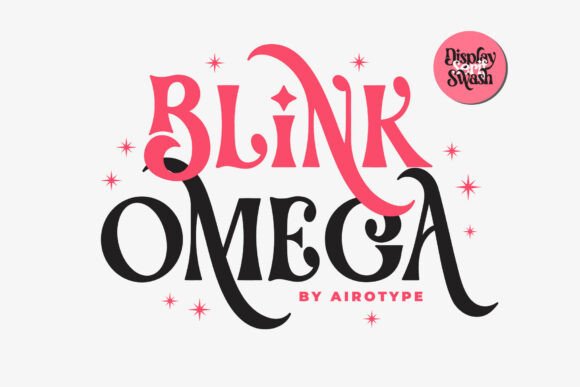 Blink Omega: A Bold Display Serif Font for Digital Impact