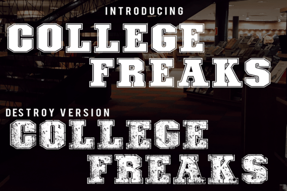 College Freaks: A Bold Slab Serif for Authentic Brand Moments
