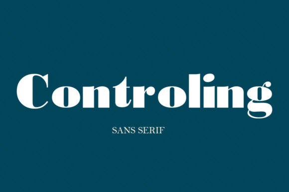 Controling: A Vintage Sans Serif Font for Real Business Branding
