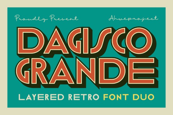 Dagisco Grande: A Retro-Modern Font Duo for Scroll-Stopping Campaigns