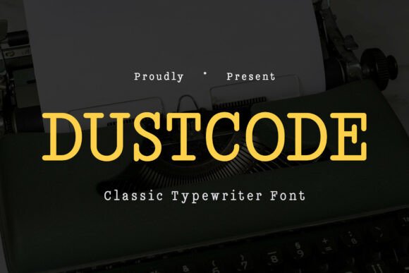 Dustcode: A Vintage Typewriter Font That Builds Brand Trust