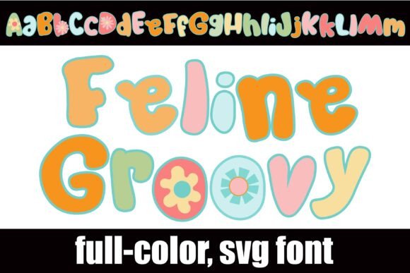 Feline Groovy: A Retro-Pastel Color Font That Cuts Through the Feed