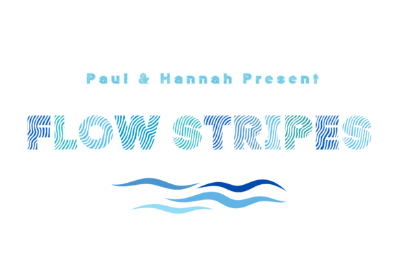 Flow Stripes: A Decorative Typeface That Moves With Meaning