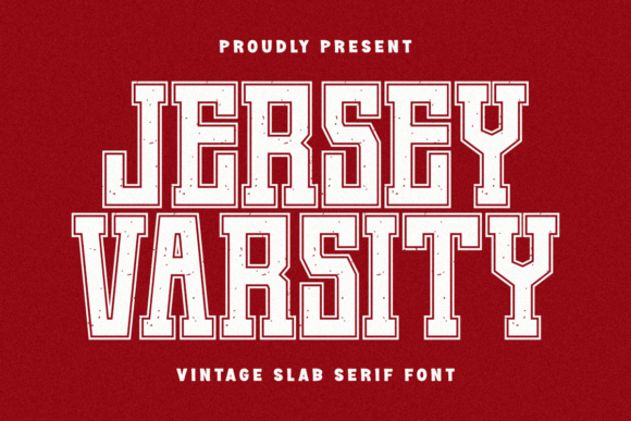 Jersey Varsity: A Bold Slab Serif for Real Branding Work