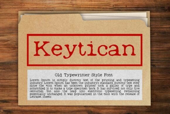 Keytican: A Vintage Serif Font That Earns Its Place in Campaign Visuals