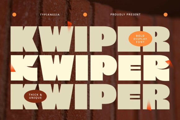 Kwiper: A Heavy Sans Serif That Commands Attention