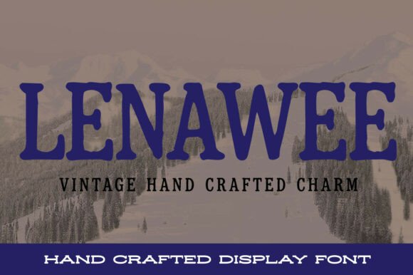 Lenawee: A Vintage Serif That Breathes Quiet Confidence