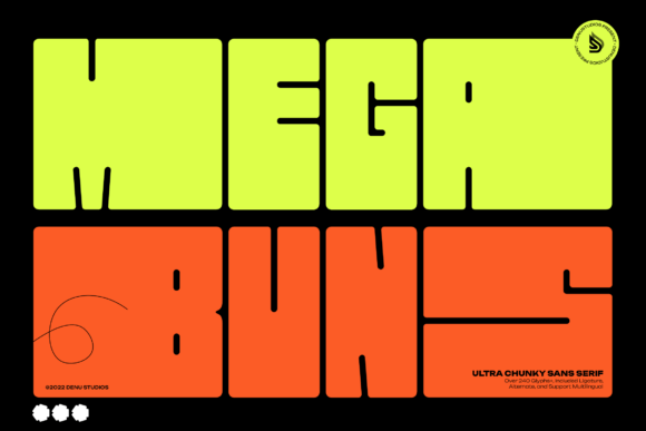 Mega Buns: A Bold, Rounded Sans Serif for Editorial Impact