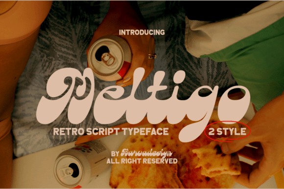 Meltigo: A Bold Retro Script Font for Digital Branding