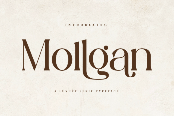 Mollgan: A Playfully Nostalgic Serif Font for Editorial Warmth