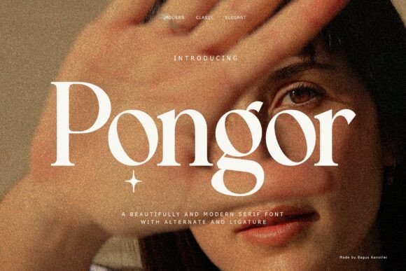 Pongor: A Serif Font That Elevates Your Small Business Brand