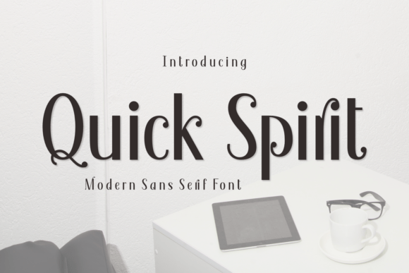 Quick Spirit: A Light Caption Sans Serif for Editorial Elegance