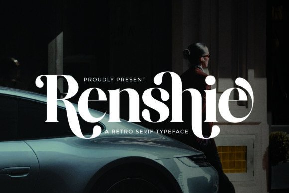 Renshie: A Retro Serif Font That Makes Your Campaigns Instantly Recognizable