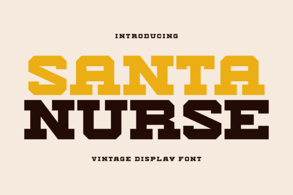 Santa Nurse Font: A Holiday-Ready Branding Tool