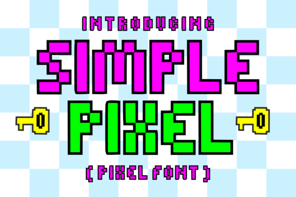 Simple Pixel: A Playful Display Font for Digital Branding