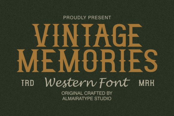 Vintage Memories: A Slab Serif Font for Digital Storytelling